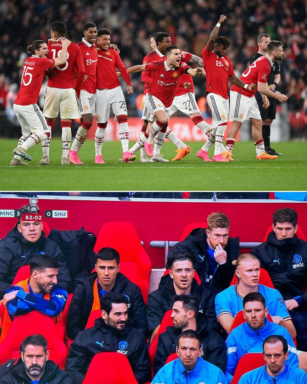 So a Manchester derby it is&nbsp;then