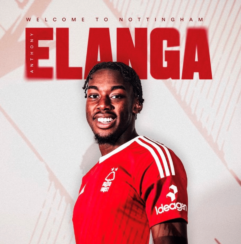 Nottingham Forest sign&nbsp;Elanga