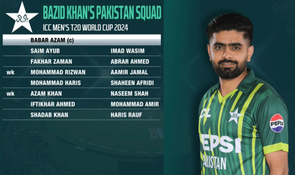 Pakistan name World Cup&nbsp;squad