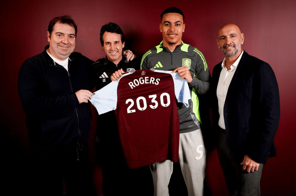 Morgan Rogers signs new Villa deal till&nbsp;2030