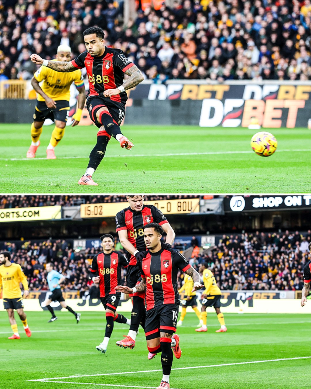 Bournemouth break records in Wolves&nbsp;win