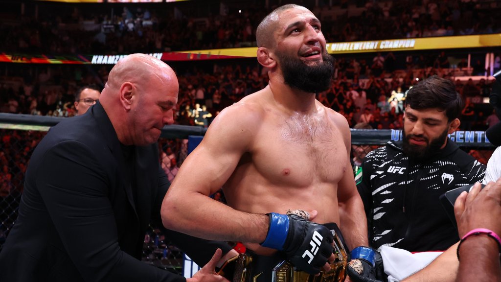 Chimaev becomes the new UFC Middleweight&nbsp;Champion