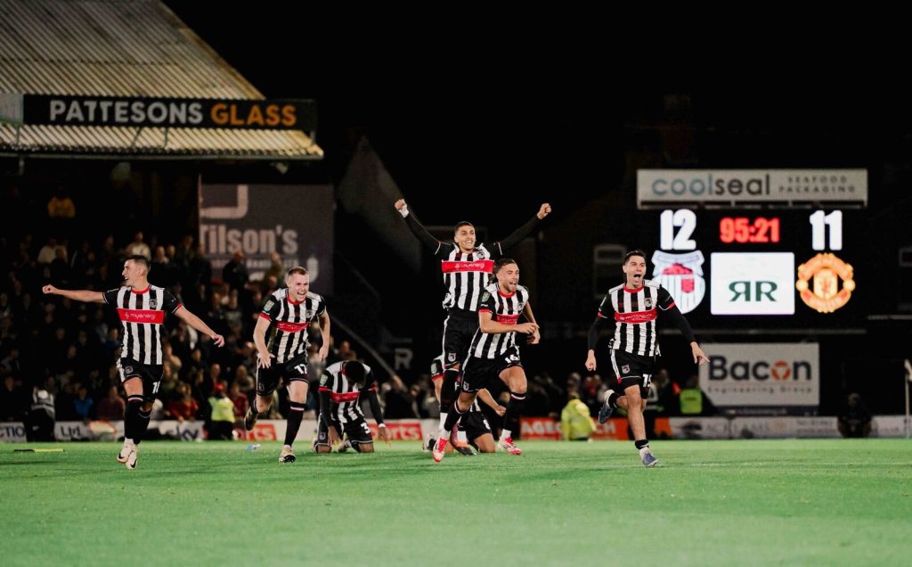 Grimsby shock Man Utd, Leeds fall apart again, and the many more shocks in the EFL&nbsp;Cup